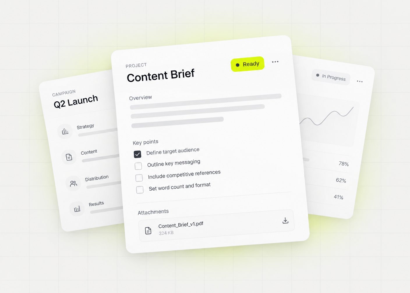 Client brief and strategy foundation